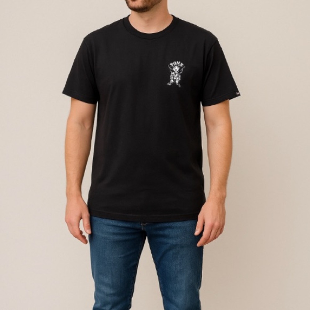 🔴 4/$15 Tony Hawk Men’s M Hardware New Black White Casual Graphic T-Shirt NWT